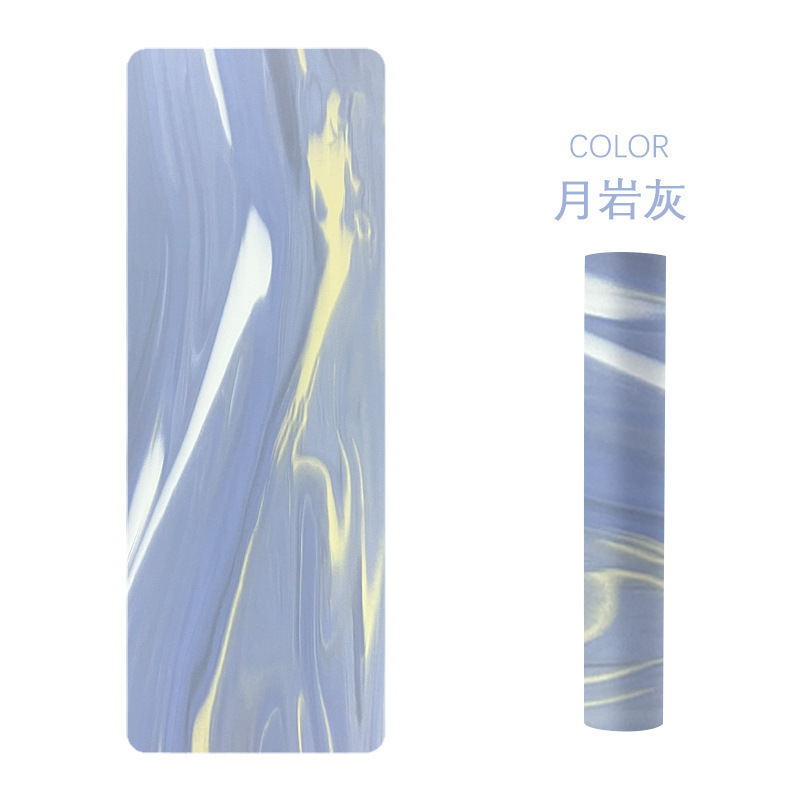 露露lululemon瑜伽垫天然橡胶防滑女专用运动垫5mm加厚隔音健身垫|undefined