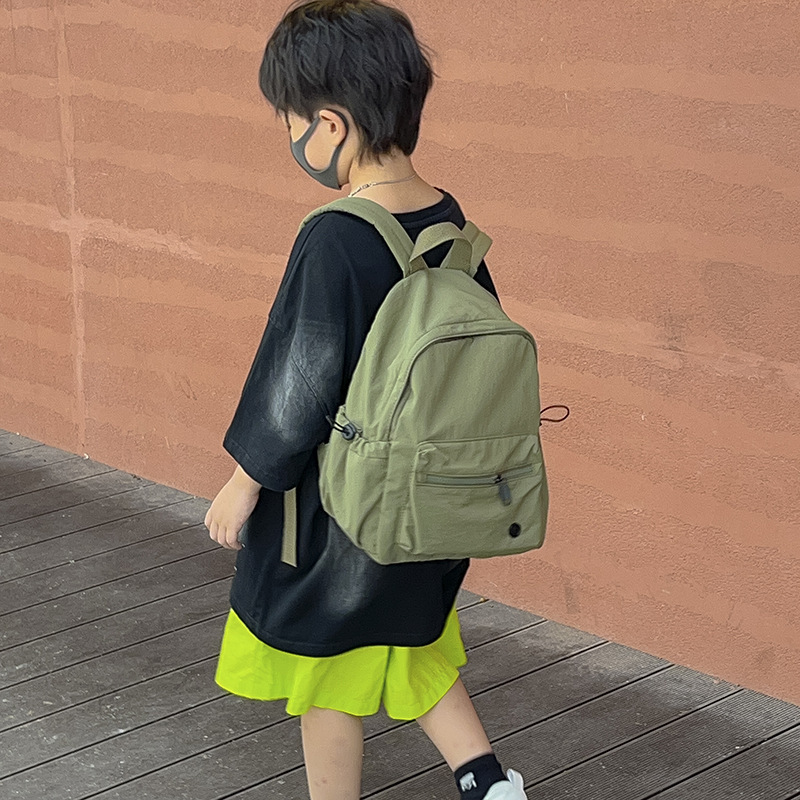 2025 nueva mochila infantil mochila de nylon para niños moda ligera ocio tendencia jardín de infantes mochila para padres e hijos