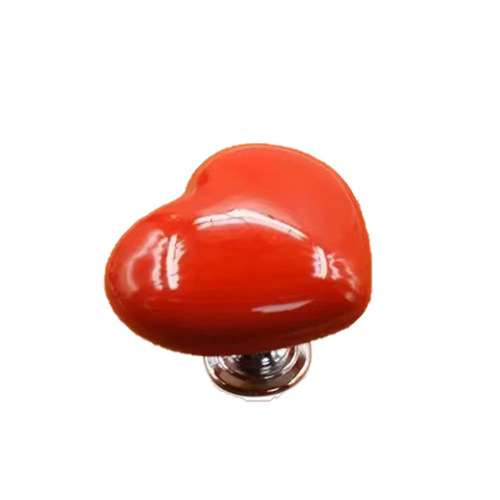 Colorful Heart-Shaped Toilet Presser — Creative Bathroom Tank Button Aid, Stylish Heart-Shaped Button for Nail Art
