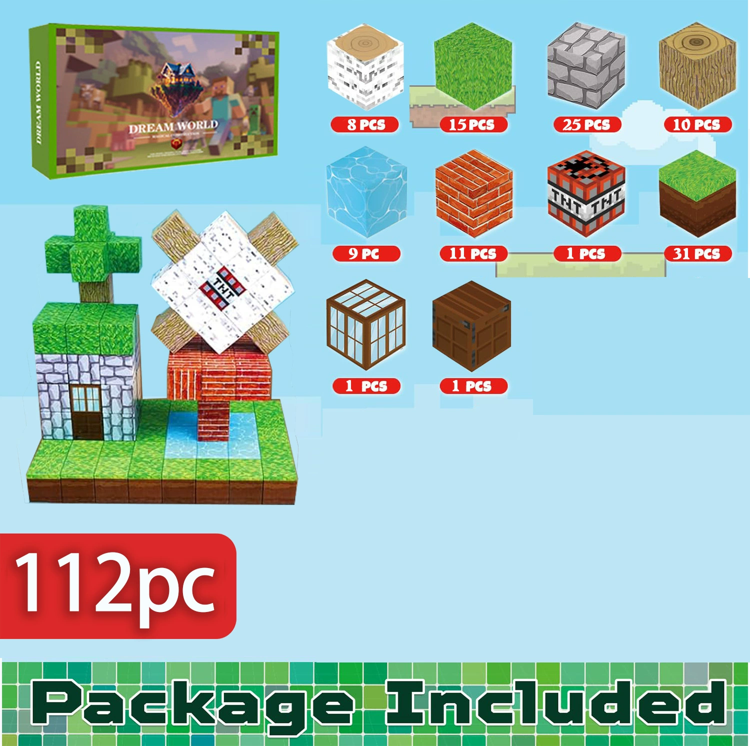 Магнитный конструктор, игрушка, Amazon, антистресс