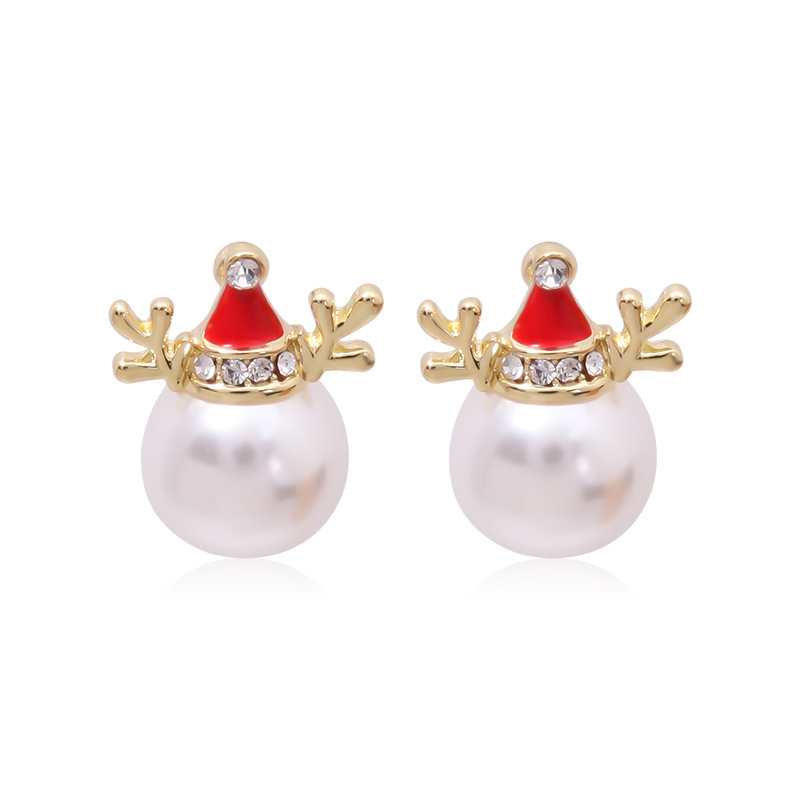 10g Weight Christmas Festival Women's Gender Cute Style Cute Drop Earrings 8