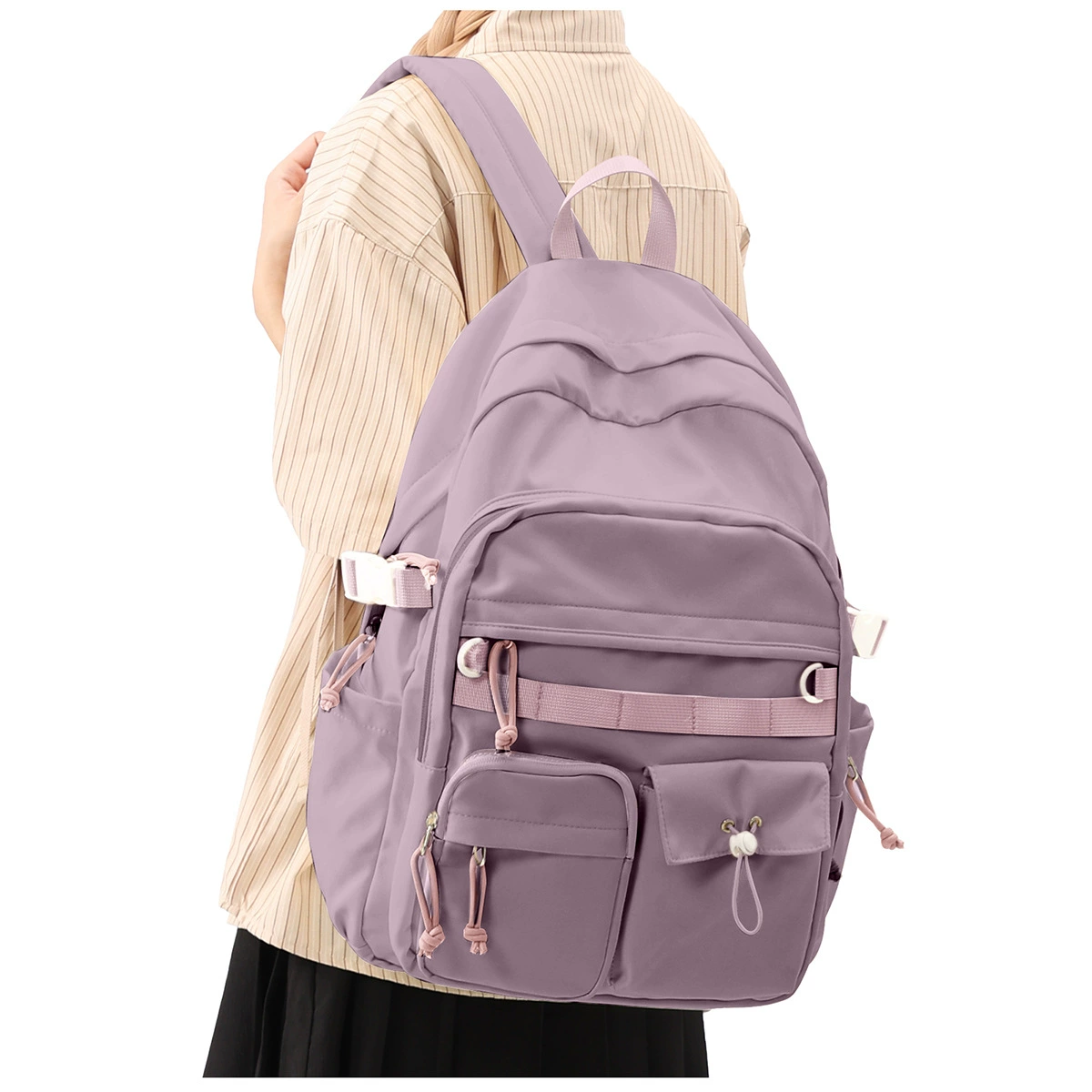School bag, backpack, universal capacious shoulder bag, for secondary school, for students