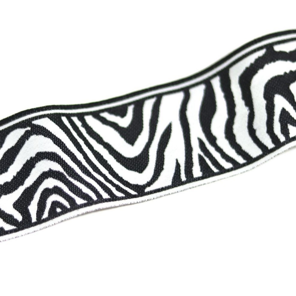 5cm de ancho de alta precisión patrón Tigre cinta ropa sofá almohada textil hogar Decoración de tela con cinta de tela