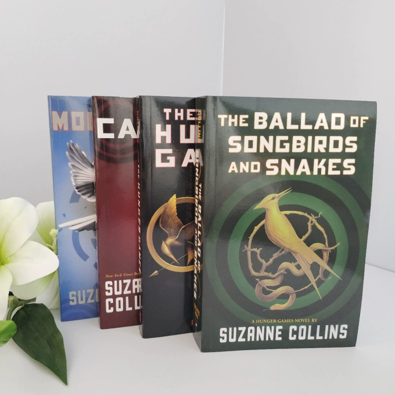 Hunger Games Trilogy Burning Girl Mockingjay English version