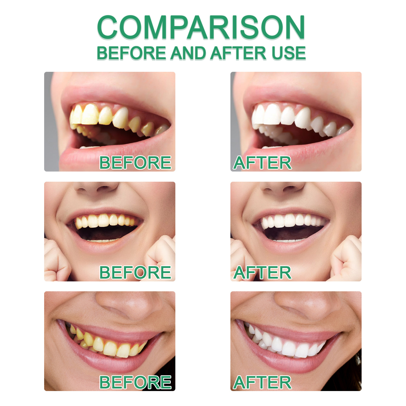 EELHOE Teeth Whitening Powder, Remove Breath, Clean Teeth Stains, Whiten Teeth, Oral Care, Fresh Breath Tooth Powder