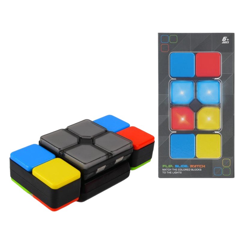 Juguetes educativos para niños para el desarrollo intelectual, cubo mágico musical estimulante para bebés con luces, regalo 3D para niños.