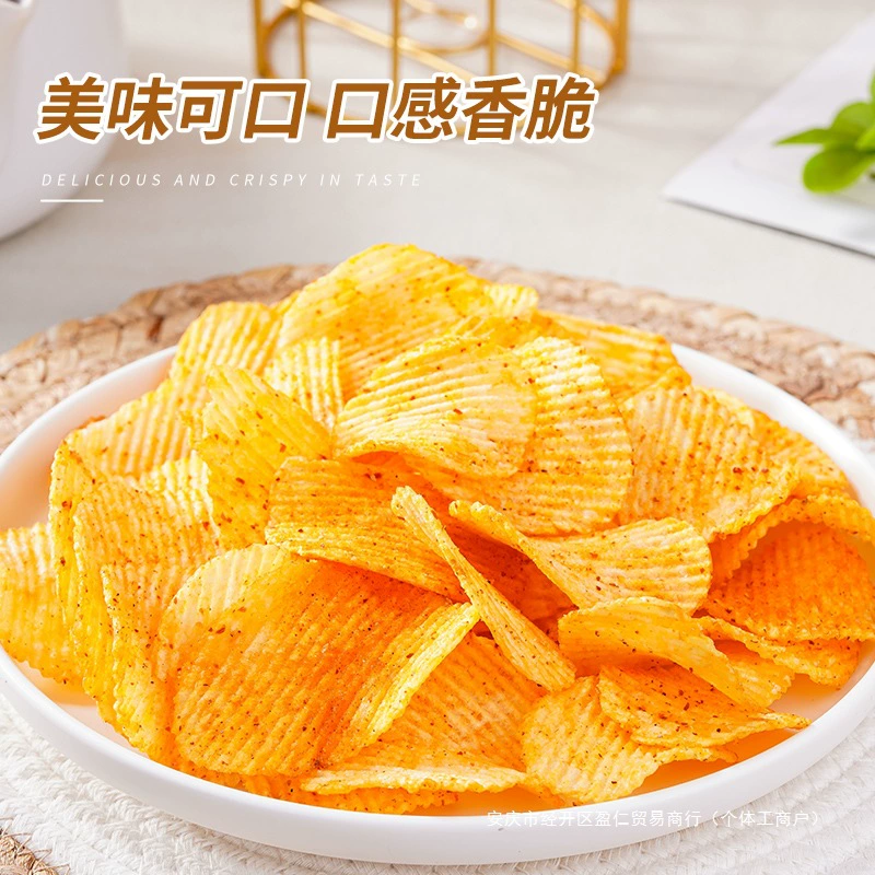 Yunnan specialty child potato chip spicy potato chips office small snacks casual snack food food big packaging full box