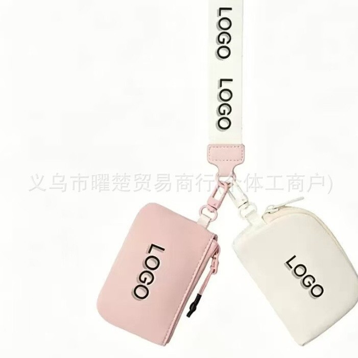 1U1U Letter Trendy Brand Original Label Wrist Bag Waterproof Nylon Fashion Coin Purse Portable Lulu Bank Card Holder 1U1U Letter Trendy Brand Original Label Wrist Bag Waterproof Nylon Fashion Coin Purse Portable Lulu Bank Card Holder