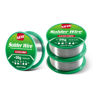 0.8mm lead-free solder wire small roll environmental protection solder wire manufacturer SN99.30.7CU rosin core small flat shaft tin wire