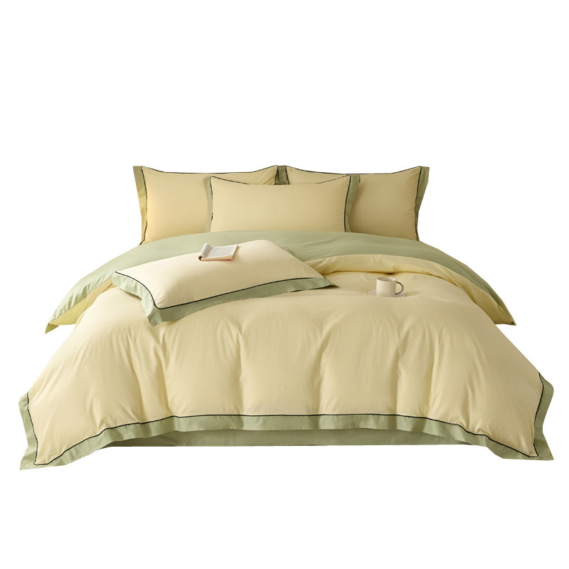 Camas de invierno de cuatro piezas de algodón 2025 nuevas sábanas de colcha cubierta de tres piezas de ropa de cama