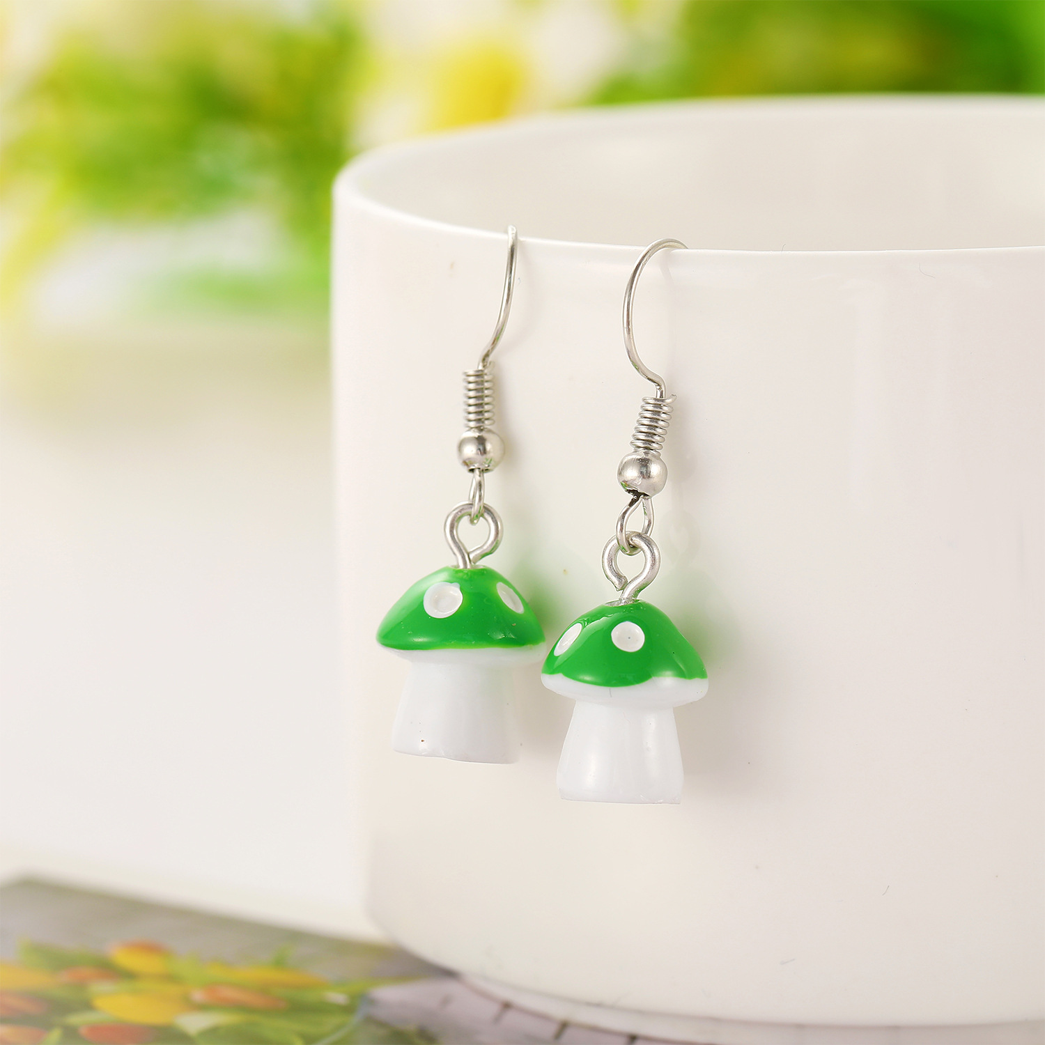 New Creative Simple Fashion Style  Pastoral Mushroom Earrings display picture 15