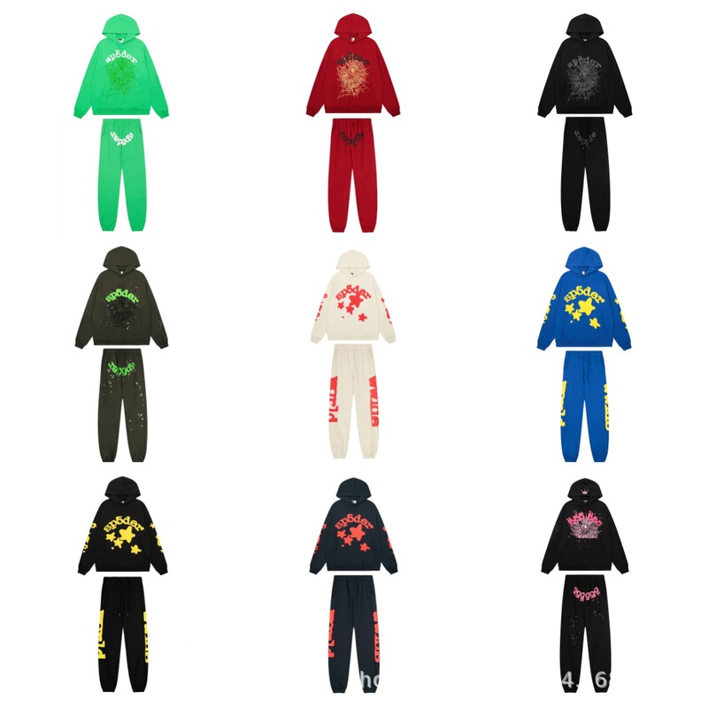 Cross-Border American-Style Autumn and Winter New Sp5Der 555555 Hooded Sweatshirt for Men Young Thug Trendy Brand Popular Style