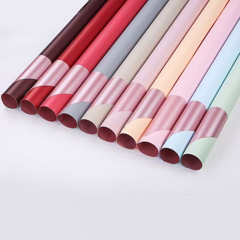 花趣花束包装纸欧雅纸玫瑰金花束礼品包装花店花艺用品