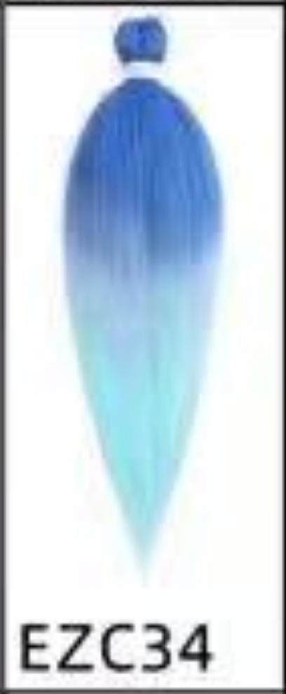 EZ color pelucas grandes trenzas pre estiradas crochet trenzas pre estiradas africanas trenzas sucias