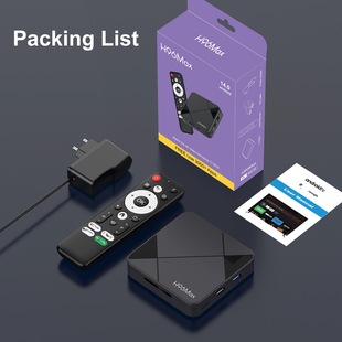 Foreign Trade New H96Max Rk3518 Set-Top Box 2.4G+5G Dual-Band Wifi6 Bluetooth Voice Android 14