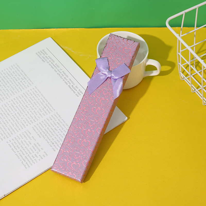 厂家供应新款蝴蝶结爱心饰品包装盒生日礼物纪念日礼品包装首饰盒详情7