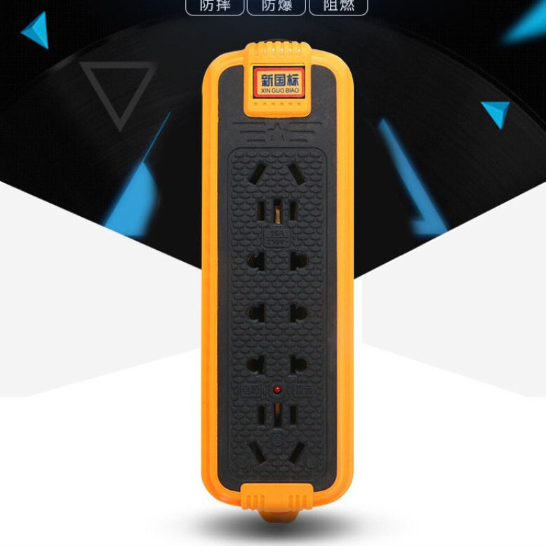 Pure copper engineering socket wireless tow board multi-Jack Plus Spring tow board household without wire plug