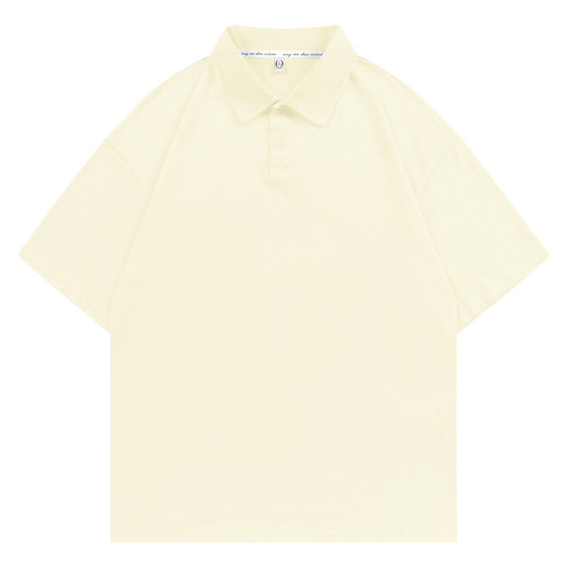 7A antibacteriano cuatro cierre Solona marca de moda con solapa de manga corta polo ropa de trabajo camisa cultural ropa personalizada