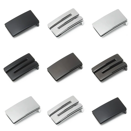 Khóa phẳng 3,3 cm, đầu khóa hợp kim kẽm cho quần và dây lưng nam