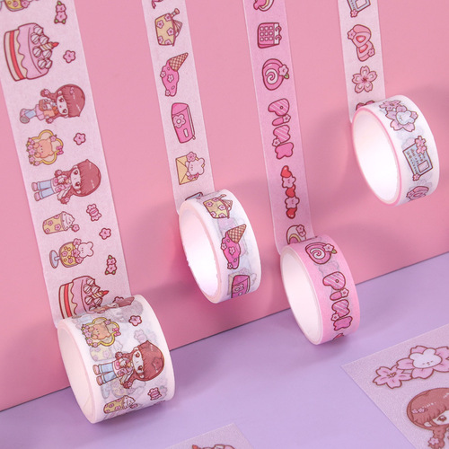 Sticker Tape Journal Gift Set Cute Fresh Girl Diary DIY Decorative Material