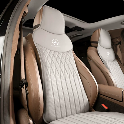 Lumbar Support S400/E300L/Gla/C-Class/Glc/Gls-Class A-Class Waist support - model-b-off-white-mercedes-benz-front-and-rear-backrests-one-piece