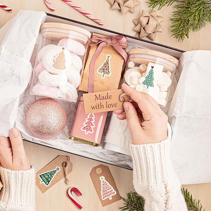 漫画クリスマスツリーステッカークリスマスデコレーションステッカーギフトデコレーションステッカーカラークリスマスツリーデコレーションステッカー|undefined