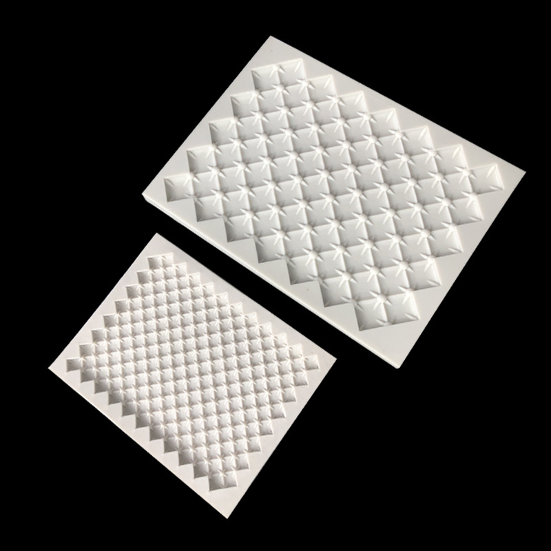 Decoración de borde de pastel molde de silicona textura de punto trébol de cuatro hojas decoración de flor pequeña fabricación de chocolate fondant