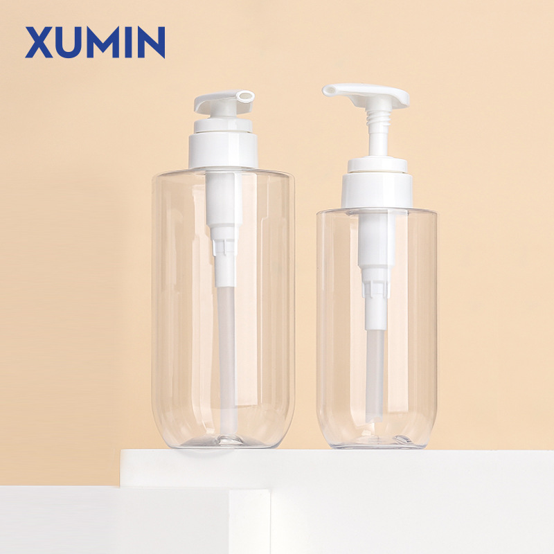 Nuevo producto de limpieza de presión bomba botella de cabeza de 500ml botella de champú de baño botella de acondicionador 300ml botella