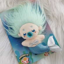 创意新款美炸了人鱼娃娃毛绒玩具公仔 小女生DIY手工打扮玩偶包邮