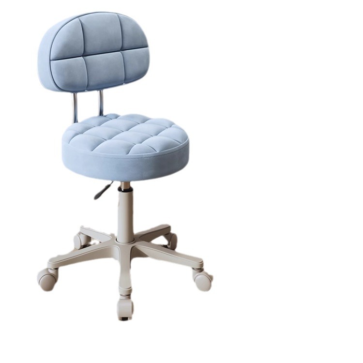 Elevación silla giratoria de lujo salón de belleza barbería taburete silla maestro silla manicura silla maquillaje taburete bar