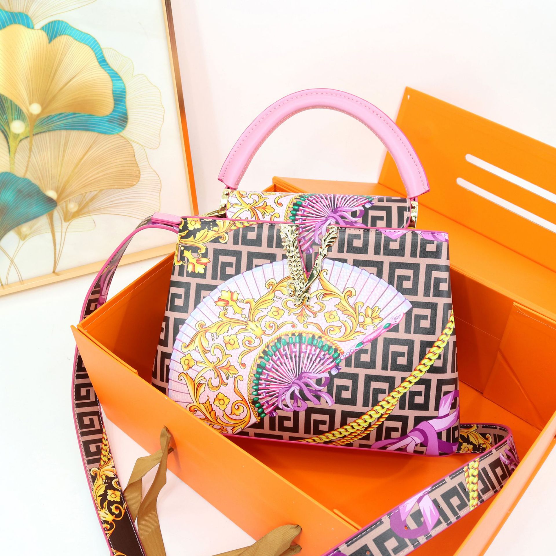 Women's bag portable crossbody printed bag high quality women's bag_voghion.com