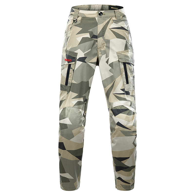 杜汉夏季摩托车骑行裤女透气机车裤防护骑行装备