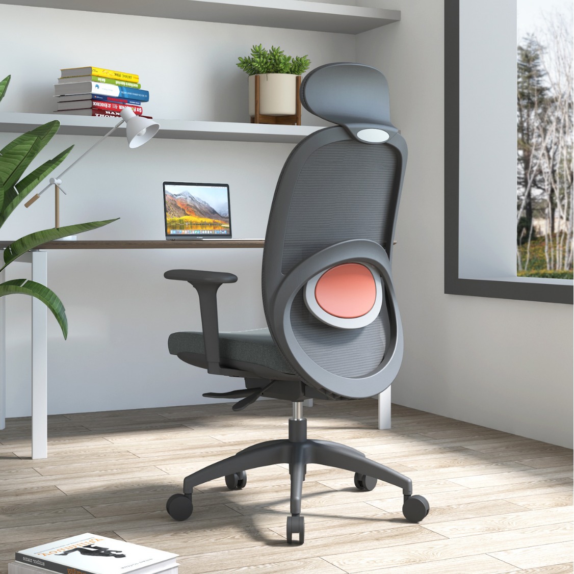 silla ergonómica, silla de oficina confortable, asiento de respaldo para el estudio de computadora de deportes electrónicos domésticos