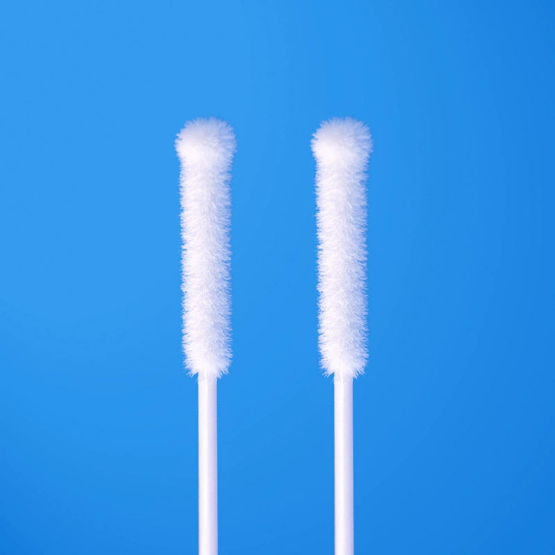 Одноразовые мягкие волосатые мазки из носа стерилизация флокированных стержней ABS сломаны ДНК гриппа генетический тест для детей