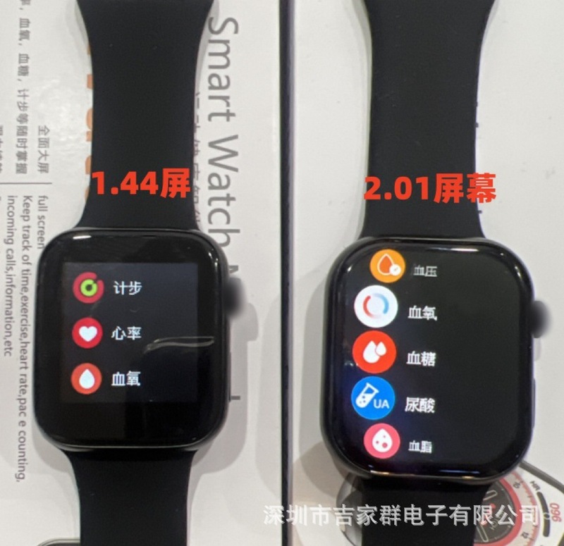 非侵襲性針なし血糖ウォッチ、新しい心拍数検出器、尿酸血圧、Bluetooth 通話、ドロップシッピング|undefined