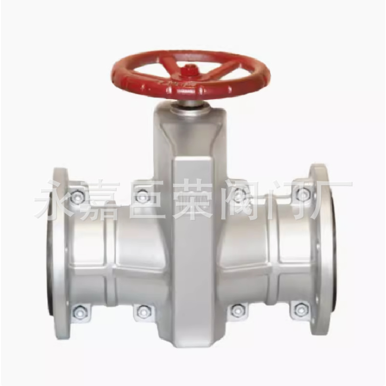 GJ41X-10L铝合金管夹阀胶管阀耐腐蚀耐酸碱排泥浆