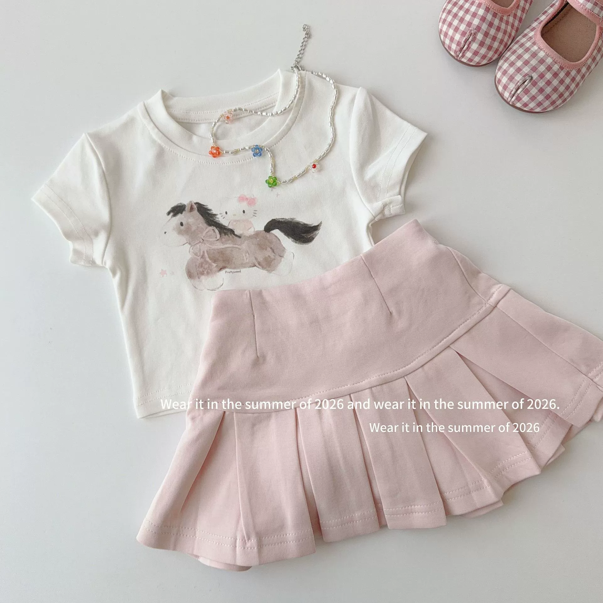 Летняя мультяшная футболка с коротким рукавом в корейском стиле oversize