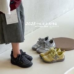 2025年秋季新款儿童运动鞋网面透气轻便韩版男女童软底户外跑步鞋