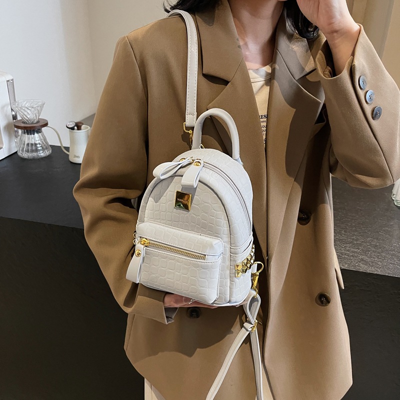 2025 nuevo comercio exterior bolsas de mujer estilo coreano popular piedra mochila de mujer mochila de viaje ligera