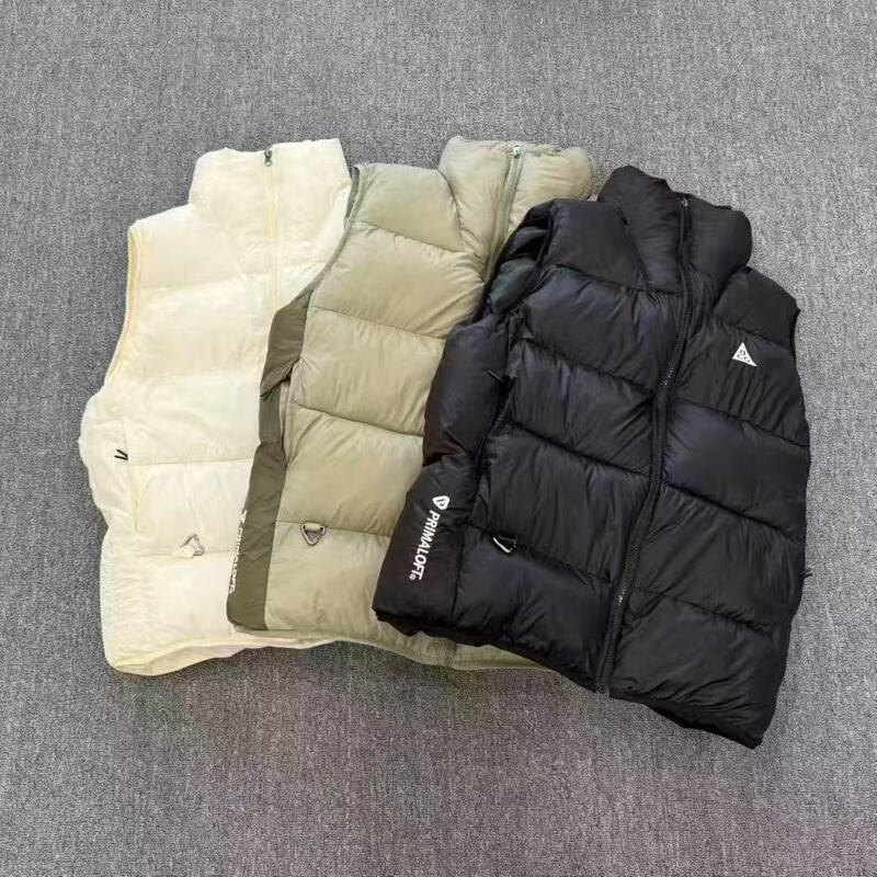 Autumn and Winter New Trendy Brand Acg Outdoor Functional Stand-Up Collar Warm Color-Blocked Cotton Outwear for Men and Women Vest Tops Jacket