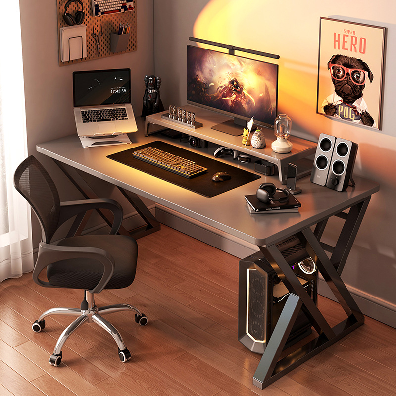 電競桌台式電腦桌學生書桌輕奢家用寫字桌簡易辦公桌臥室租房小桌