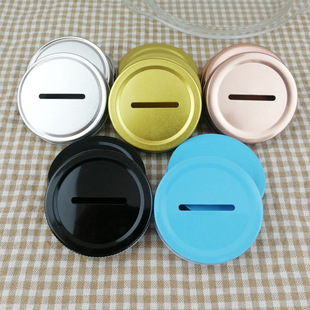 Amazon Mason Jar Lid 70mm Mason Jar Lid One Word Money Saving Lid Tinplate Lid Handle Cup Cock Cup Lid