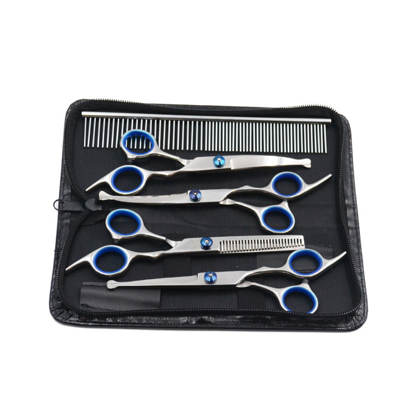 6寸泰迪狗狗剪毛剪刀专业宠物剪清洁美容工具套装厂家宠物 剪刀