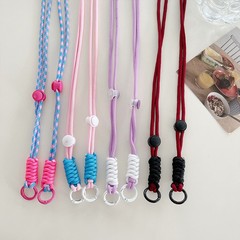 Strap rope mobile phone clip adjustment cute cross-body strap halter anti-lost sturdy halter mountaineering mobile phone buckle lanyard chain