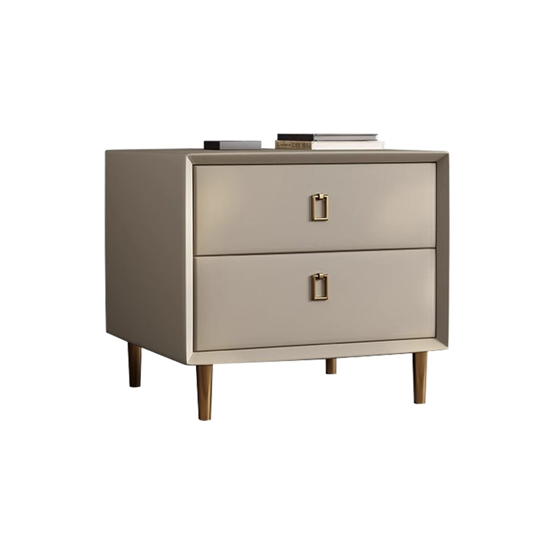 Luz lujosa mesa de cabecera de moda nórdica simple posmoderna dormitorio en línea ins almacenamiento de almacenamiento de hogares pequeños pies altos