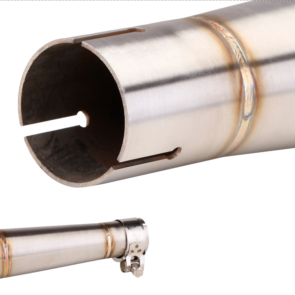 Applicable to APRILIA Apulia GPR 125 150 Middle Honeycomb Back Pressure Drum Scorpio Tail Exhaust Pipe