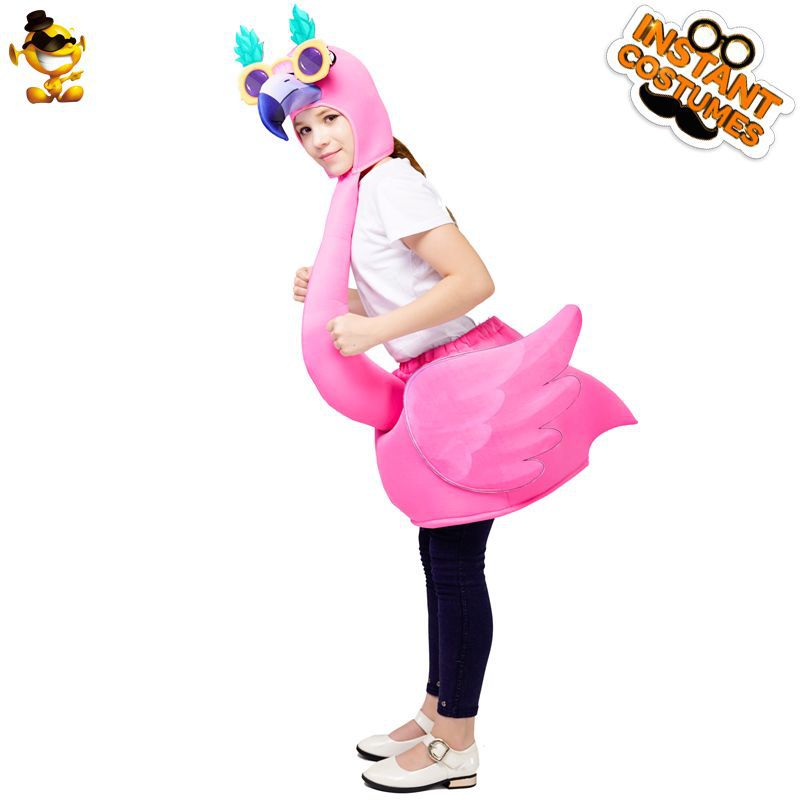 Halloween child flamingo costume carnival party cosplay costume masquerade stage performance costume