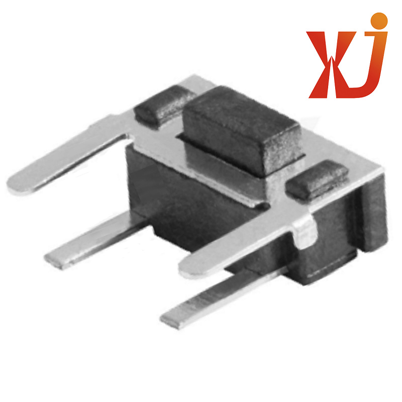 小型复位轻触开关插脚  小家电轻触开关编带 方头按钮复位开关4脚