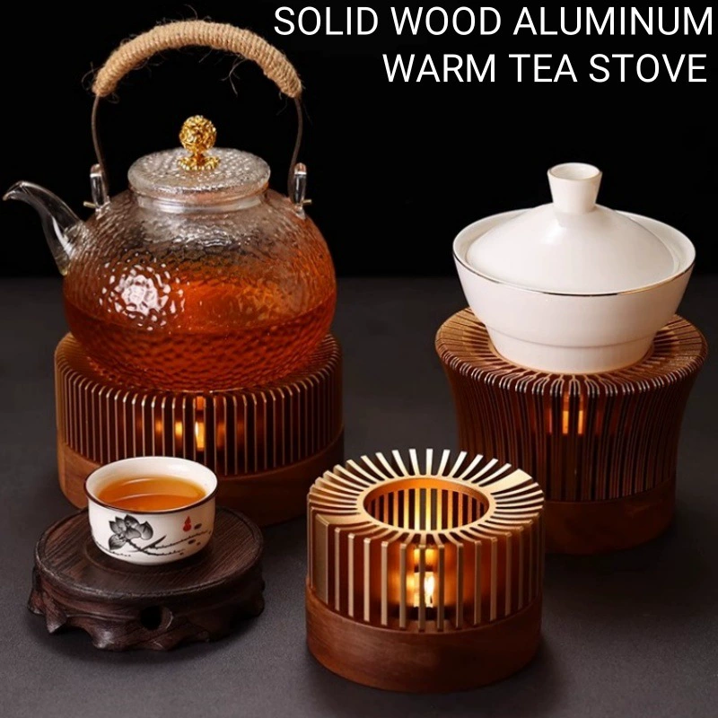Алюминиевый сплав обработанный чайник аксессуары для подогрева чая подсвечник