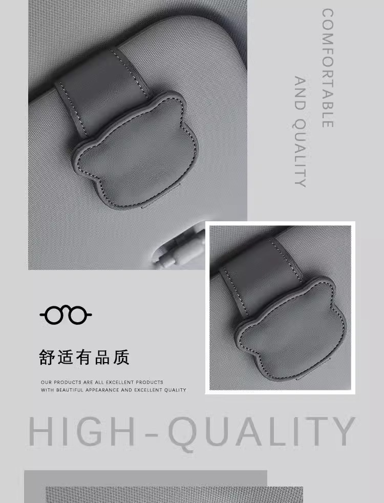 Car Glasses Clip Holder Sun Visor Sunglasses Ticket Card Clip